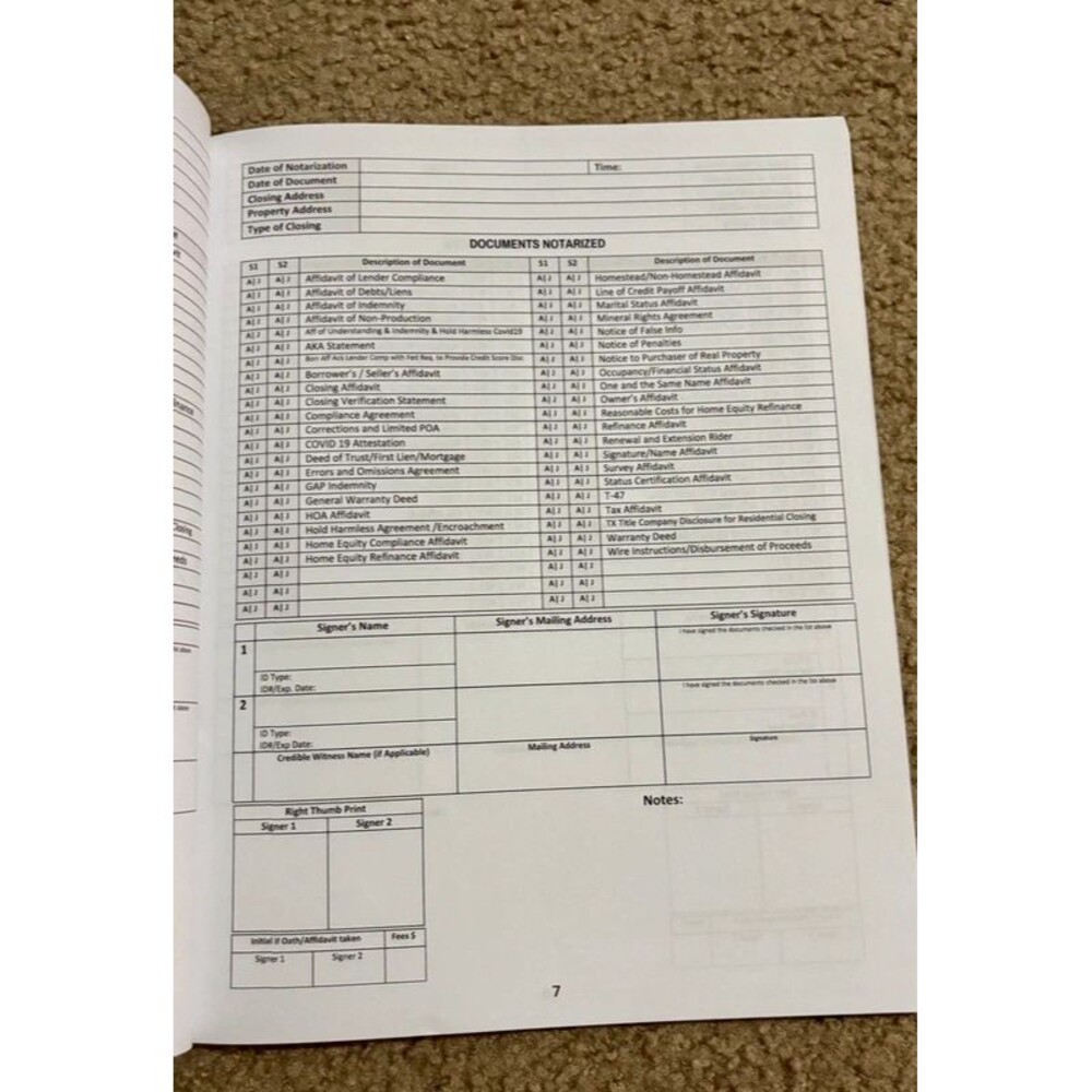 Notary Book - Picture 6 of 8